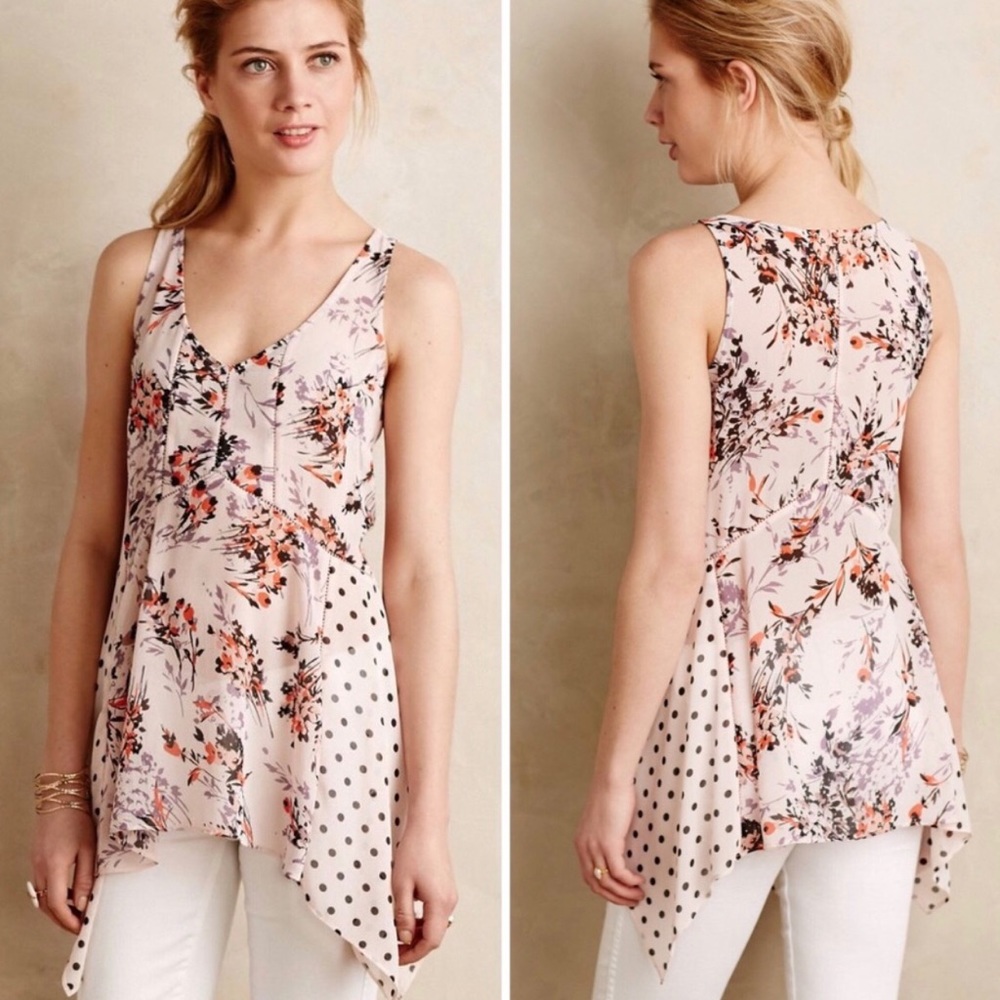 Anthropologie | Vanessa Virginia Garden Pop Tank